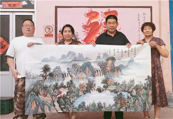 _IBK_4.JPG 笔墨绘生活,文化入基层——著名画家高文清莅临山东省栖霞市喜祥果蔬开展文化交流活动