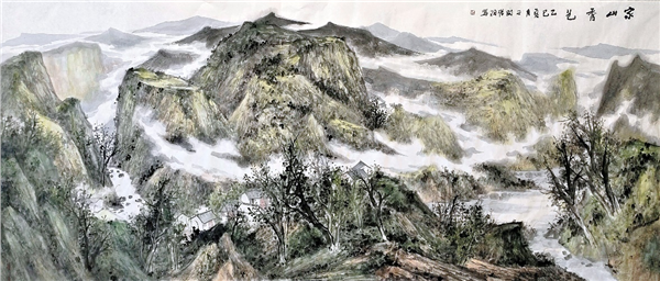 _IBK_图片1.png 水墨与道家哲思的混响:论中国国际新闻杂志社书画传播院智库专家张羽的山水艺术与书画风格