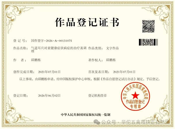 _IBK_图片1.png 守正创新 传承发展——气道耳穴亚健康调理技术获国家版权认证