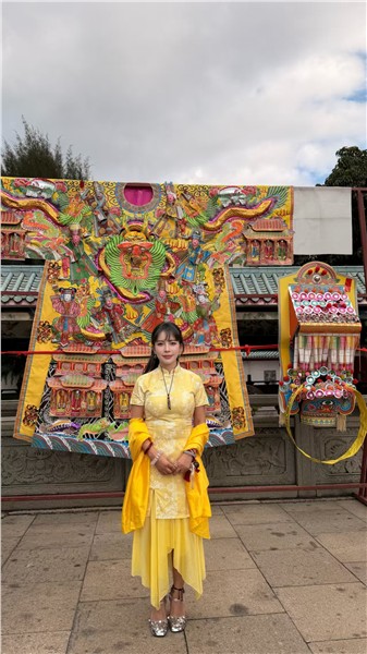 _IBK_4.jpg 香港爱国歌手、妈祖文化推广大使、中国国际新闻杂志社副社长张羽希出席妈祖祭祀祈福大典